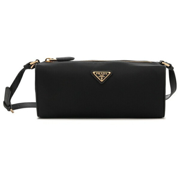 Prada Shoulder Triangle Re Black Nylon Bag - Picture 5 of 8